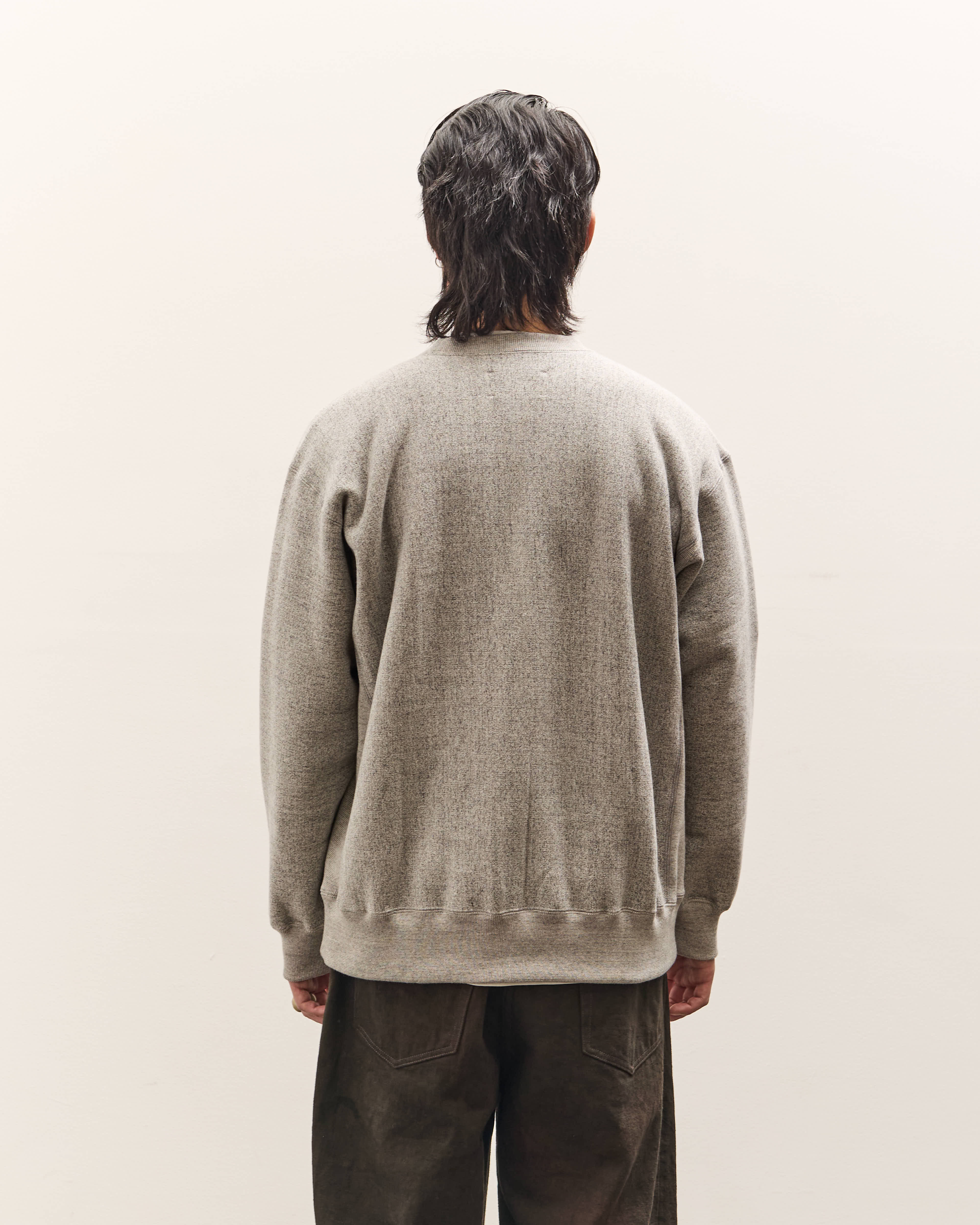 Yoko Sakamoto Athletic Sweater, Heather Gray - Image 6
