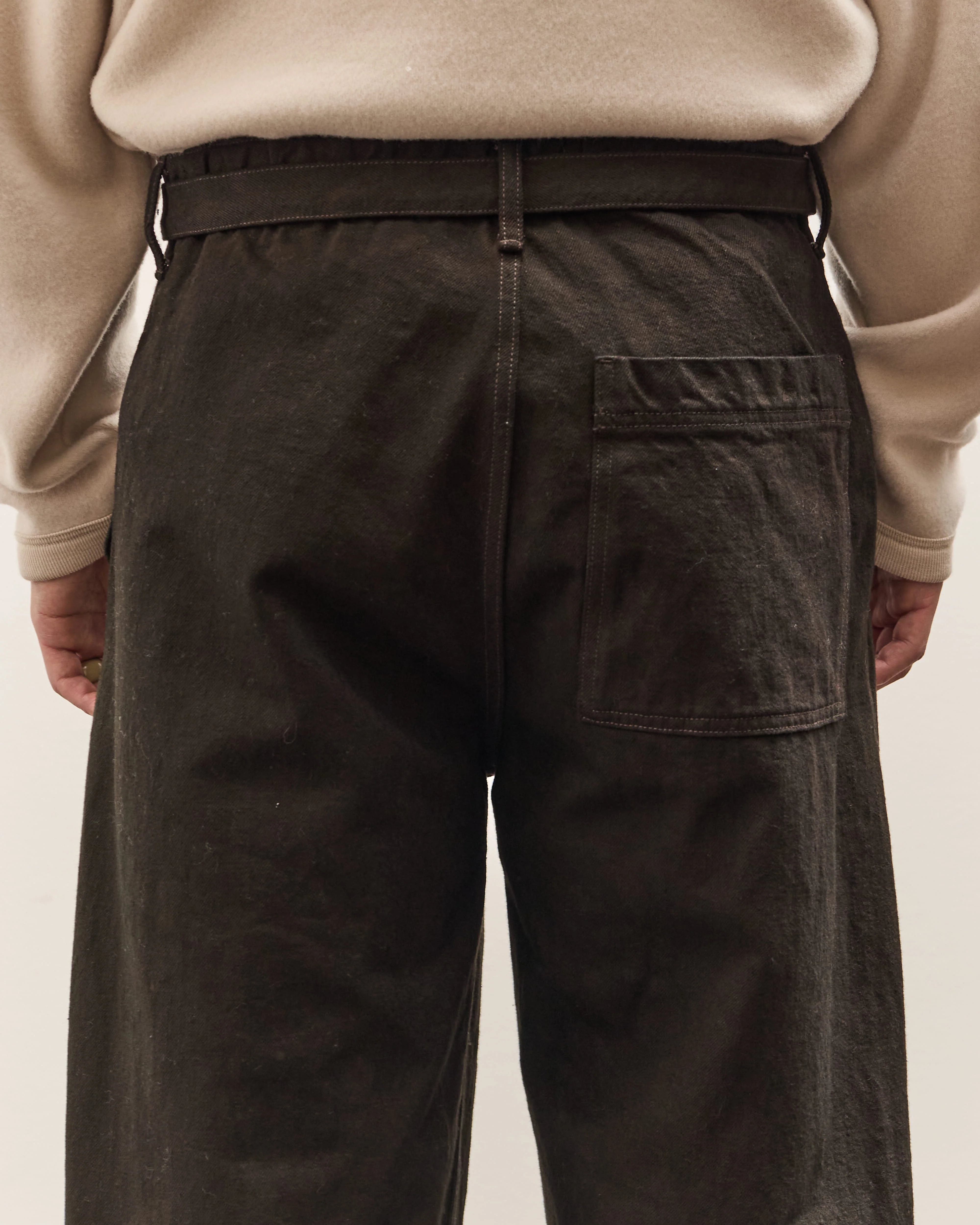 Yoko Sakamoto Belted Trousers, Kakishibu - Image 8
